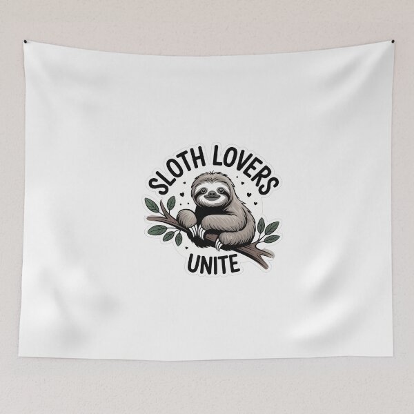 Item preview, Sloth Lovers Unite designed and sold by NiftyWrx.