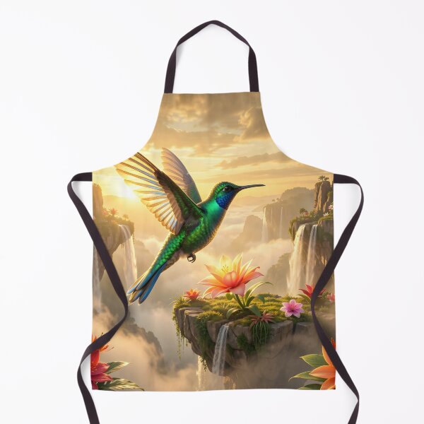 Item preview, Jewel of the Floating Isles – Fantasy Hummingbird Art designed and sold by LittleBigGifts.