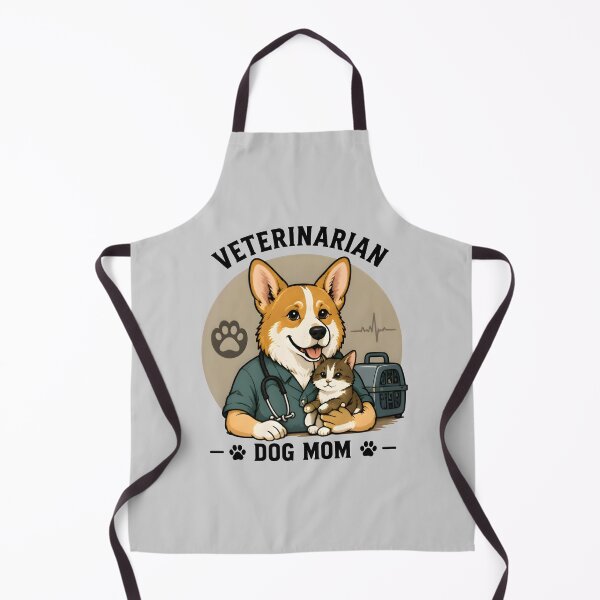 Item preview, Veterinarian Dog Mom Cute Corgi Vet Gift designed and sold by PixelForge11.