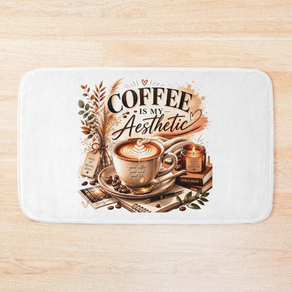 Item preview, Coffee Is My Aesthetic Minimal Coffee Art designed and sold by pradeepvisuals.