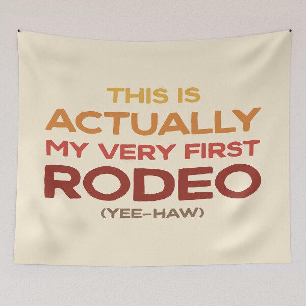 Item preview, This is actually my very first rodeo | retro rainbow designed and sold by MamSelle.