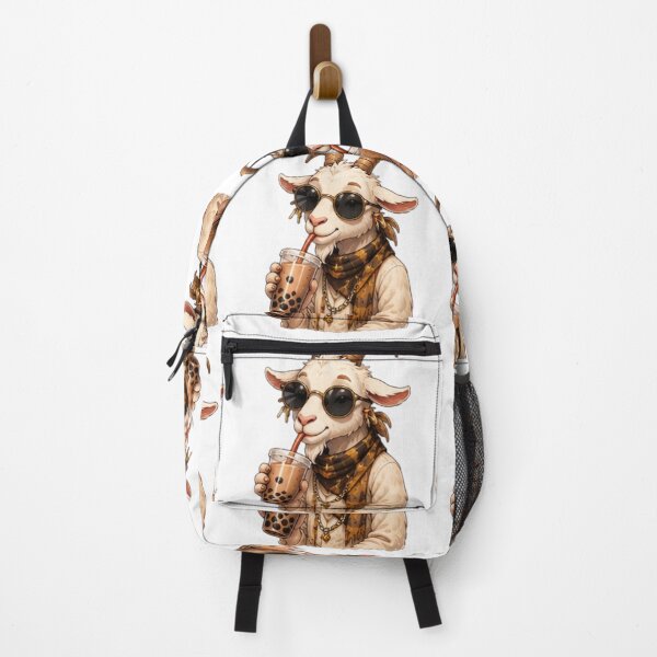 Item preview, Cool Goat Drinking Bubble Tea designed and sold by DailyDoodlesBySumbul.