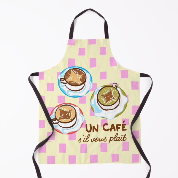 Item preview, Un Café S'il Vous Plaît Preppy French Coffee designed and sold by MaiZephyr.