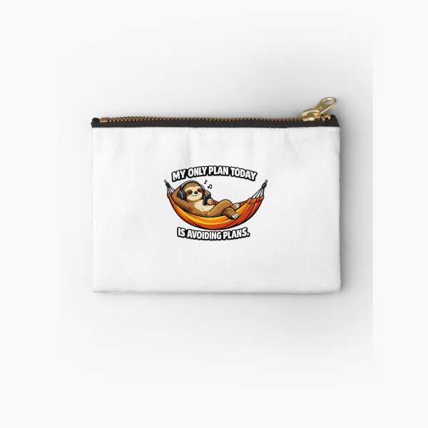 Item preview, Funny Sloth Avoiding Plans Weekend Sticker designed and sold by MIROUZ2000.