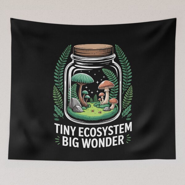 Item preview, Tiny Ecosystem Big Wonder Mossarium designed and sold by MooonTees.