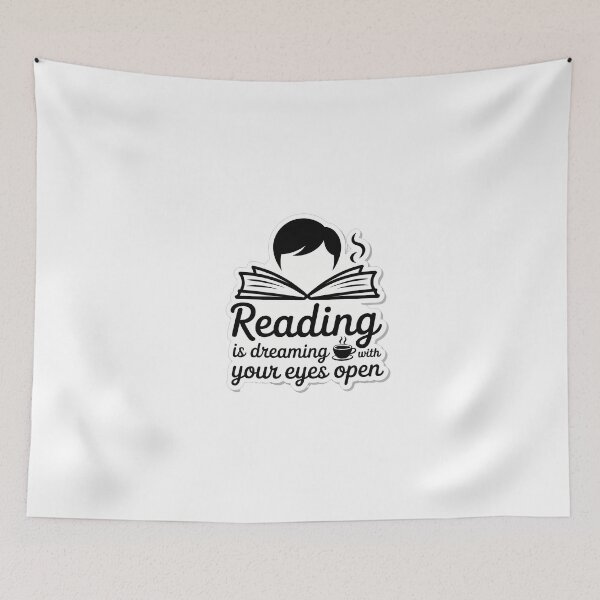 Item preview, Reading is Dreaming with Your Eyes Open designed and sold by NiftyWrx.
