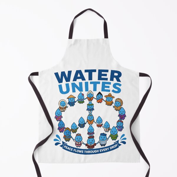 Item preview, Water Unites Global Peace Eco Friendly Activist Design designed and sold by Nuvoro Eco Awareness.