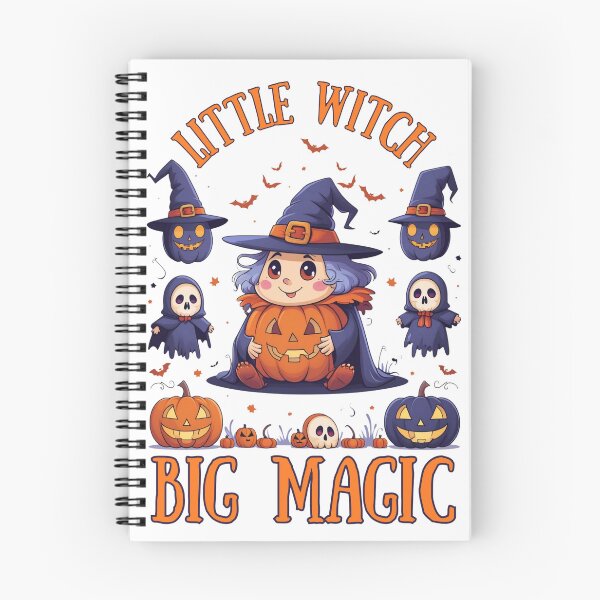 Item preview, Cute Halloween Pumpkin Witch Kawaii Design designed and sold by Madhav Creations Studio.
