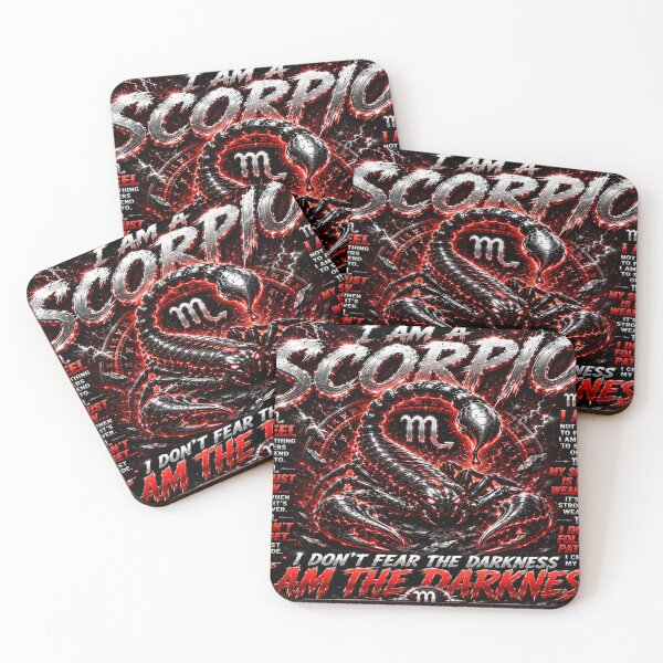 Item preview, I Am A Scorpio Dark Zodiac Warrior Art designed and sold by BulletKitty82.