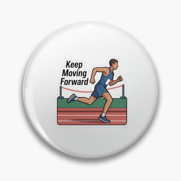 Item preview, Keep Moving Forward Running Motivation designed and sold by NiftyWrx.