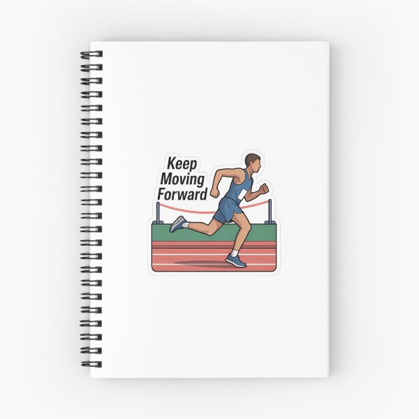 Item preview, Keep Moving Forward Running Motivation designed and sold by NiftyWrx.