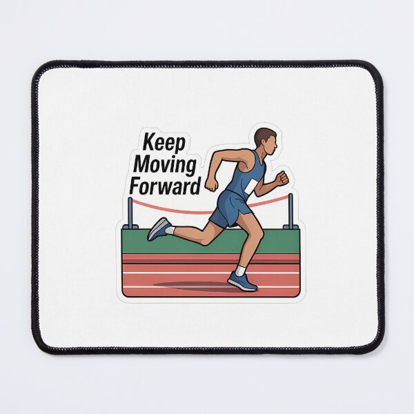 Item preview, Keep Moving Forward Running Motivation designed and sold by NiftyWrx.