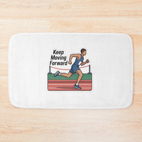 Item preview, Keep Moving Forward Running Motivation designed and sold by NiftyWrx.