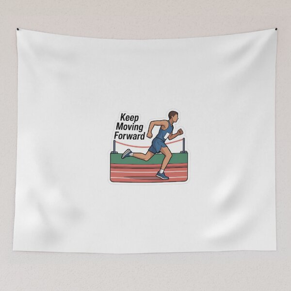 Item preview, Keep Moving Forward Running Motivation designed and sold by NiftyWrx.