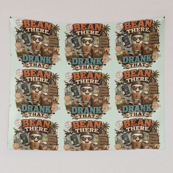 Item preview, Bean There Drank That Funny Coffee Quote designed and sold by pradeepvisuals.