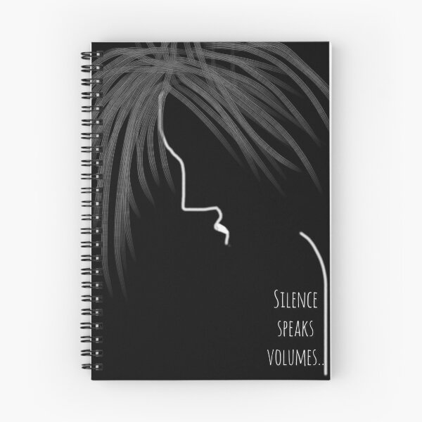 Item preview, Silence Speaks Volumes - Minimalist Profile Sketch designed and sold by FineLineVibes.