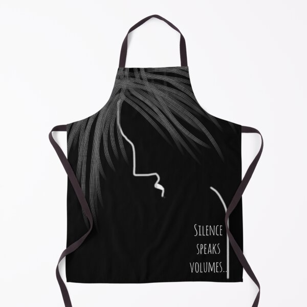Item preview, Silence Speaks Volumes - Minimalist Profile Sketch designed and sold by FineLineVibes.