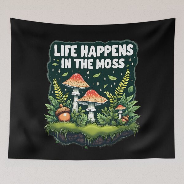 Item preview, Life Happens In The Moss Mossarium designed and sold by MooonTees.