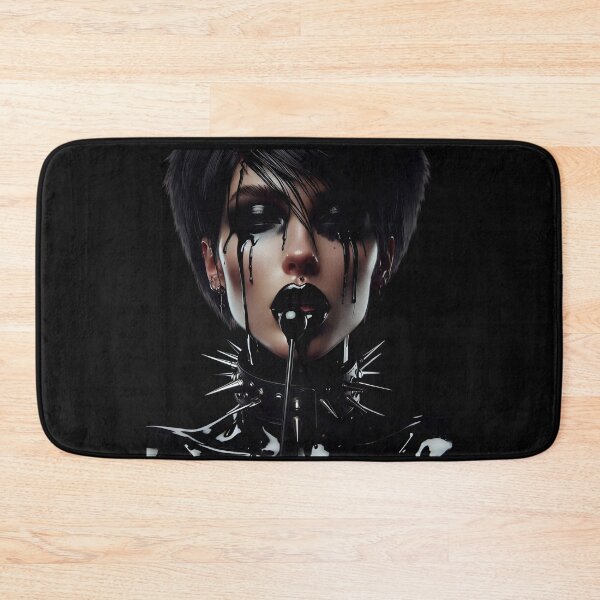 Item preview, Gothic Girl Licking Black Lollipop designed and sold by Voodoo Store Paranormal Collections.
