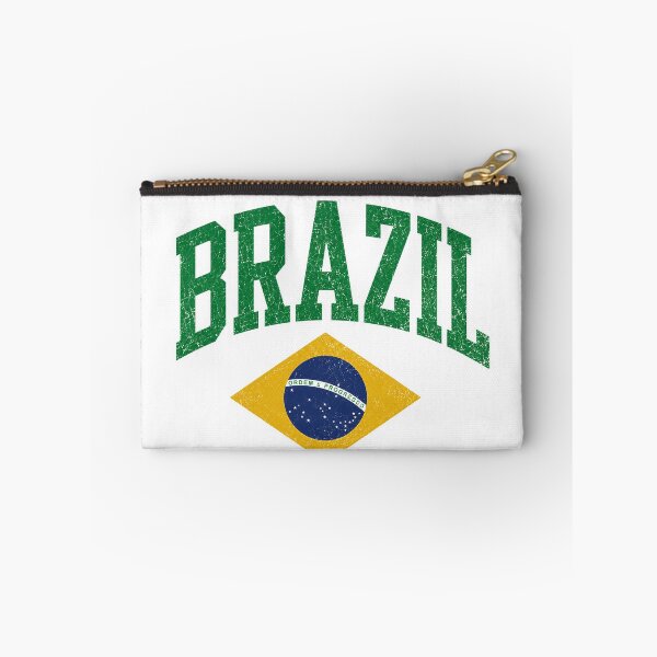 Item preview,  Brazil Flag Vintage Varsity Retro Pride Gift Design designed and sold by UrbanPrintVibes.