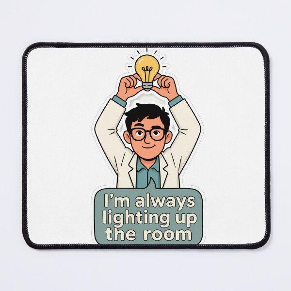 Item preview, Lightbulb Physics Quote designed and sold by NiftyWrx.
