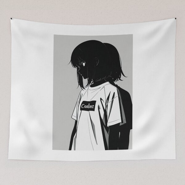 Item preview, Art - Anime Style Illustration, Melancholic Young Woman designed and sold by AnimeShin.