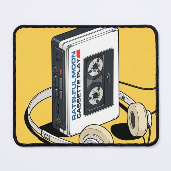 Item preview, “Cassette Paladin Punches a Portal Because the Wizard Forgot to Press Play” designed and sold by Print Fiction.