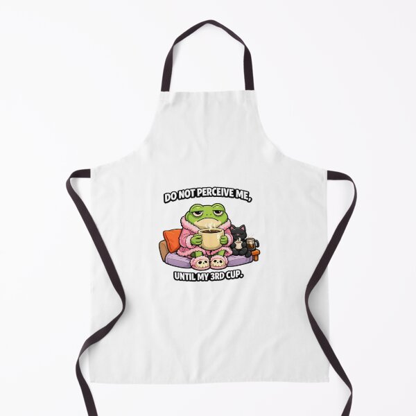 Item preview, Funny Tired Frog Coffee Meme Sticker designed and sold by MIROUZ2000.