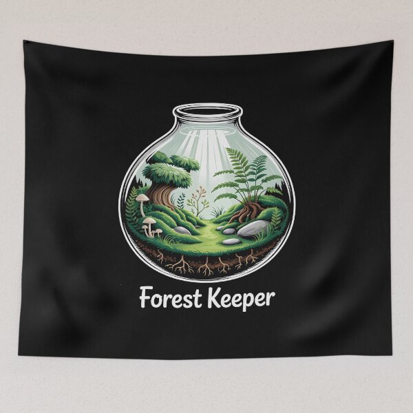 Item preview, Forest Keeper Mossarium Terrarium designed and sold by MooonTees.