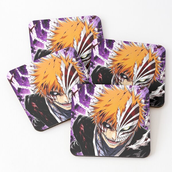 Item preview, Ichigo | Masked Demon Warrior Anime Style | Dark Hollow Mask Fantasy Art | Epic Manga-Inspired Action Illustration designed and sold by Dyan4.