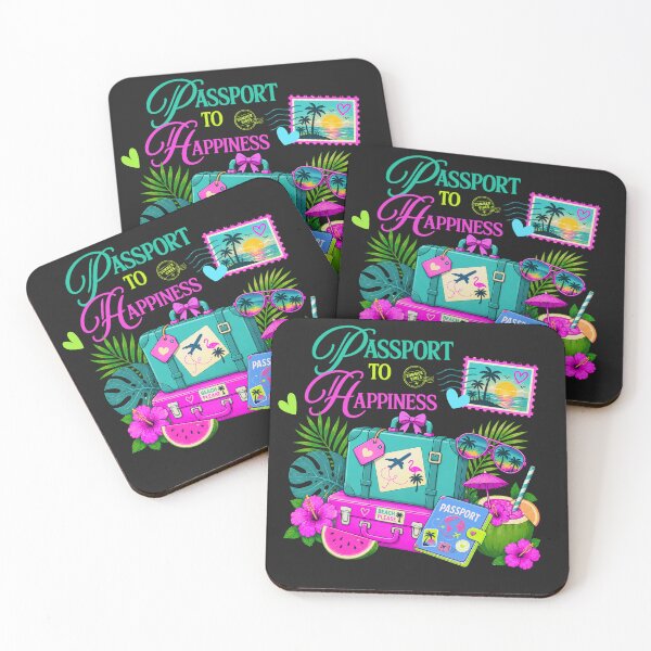 Item preview, Passport to Happiness – Cute Tropical Summer Travel Design designed and sold by Aimetoi.