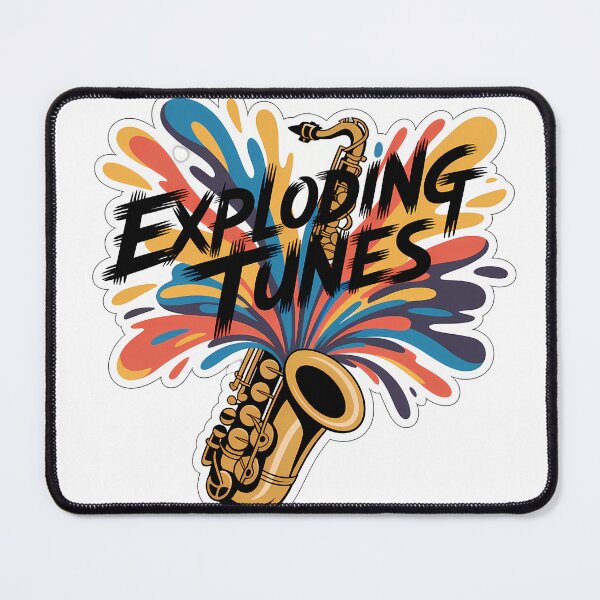 Item preview, Exploding Tunes Saxophone Burst designed and sold by NiftyWrx.