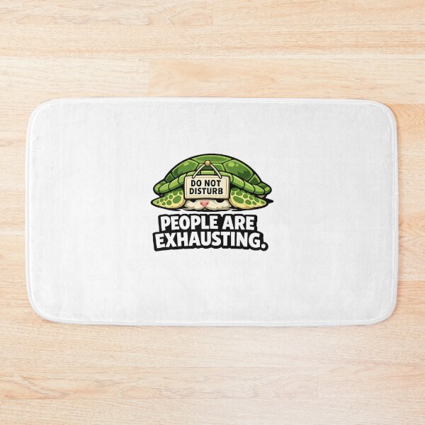 Item preview, Funny Turtle Do Not Disturb Introvert Sticker designed and sold by MIROUZ2000.