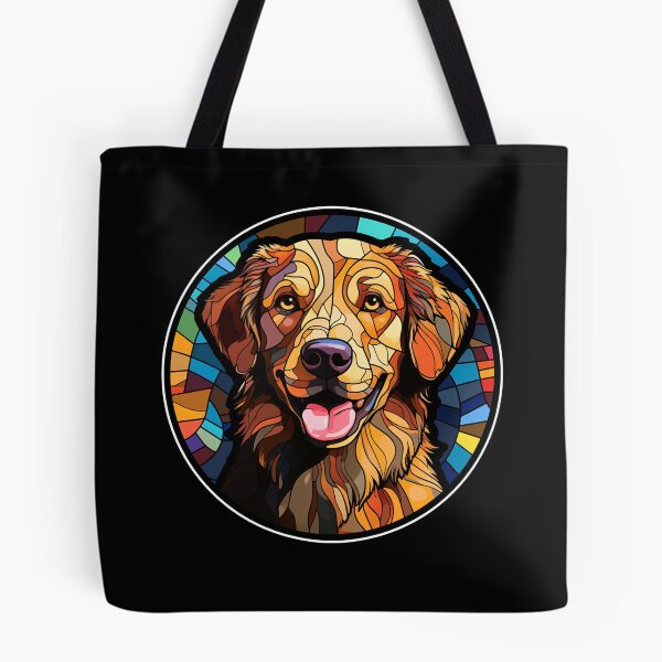Item preview, Australian Retriever Dog Stained Glass Leadlight Artistic Design Mom Dad designed and sold by rafaeltto.