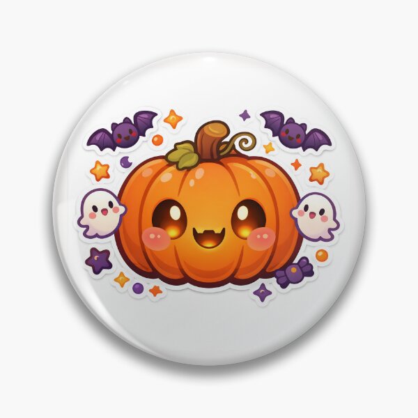 Item preview, Kawaii Halloween Pumpkin Cute Spooky Sticker Planner Art designed and sold by yanejoy.