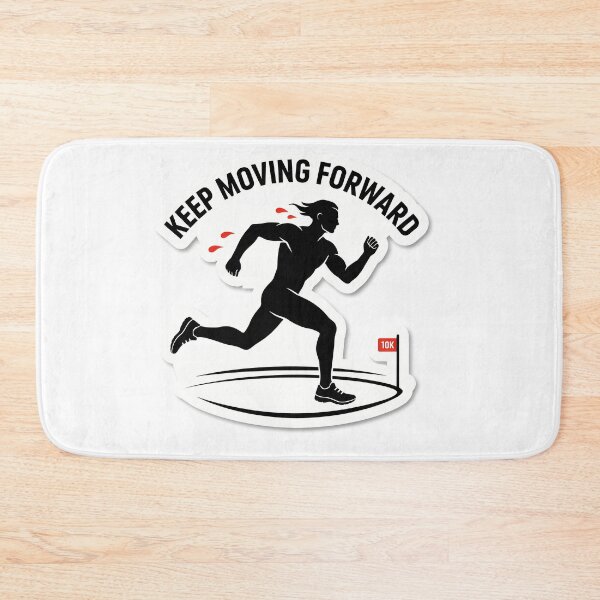 Item preview, Keep Moving Forward Runner Silhouette designed and sold by NiftyWrx.