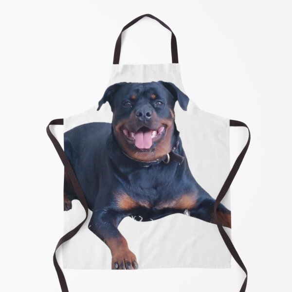 Item preview, Happy Rottweiler Dog Smiling Portrait designed and sold by miraldymelody.
