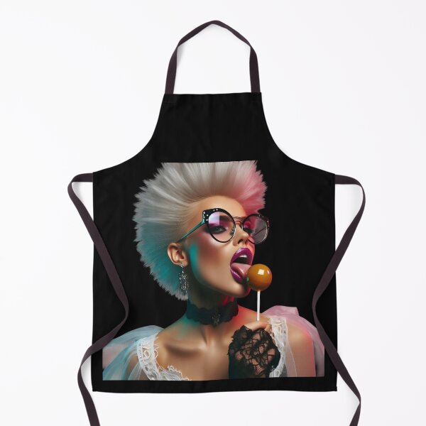 Item preview, Punk Girl Licking Caramel Lollipop designed and sold by Voodoo Store Paranormal Collections.