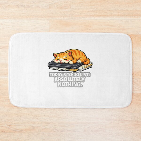 Item preview, Funny Sleeping Cat Doing Nothing Sticker designed and sold by MIROUZ2000.
