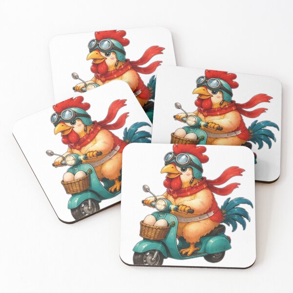 Item preview, Cool Rooster Riding Scooter designed and sold by DailyDoodlesBySumbul.