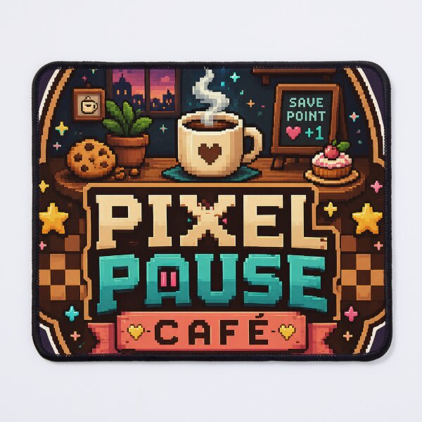 Item preview, Pixel Pause Café designed and sold by Tharaazu.