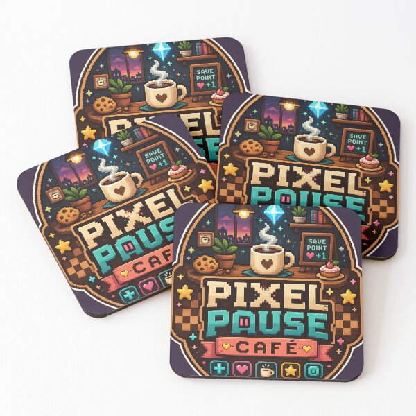 Item preview, Pixel Pause Café designed and sold by Tharaazu.