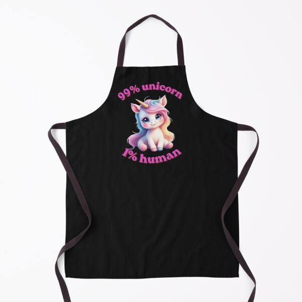 Item preview, 99 Percent Unicorn 1 Percent Human Whimsical Magic designed and sold by TheFrameVault.