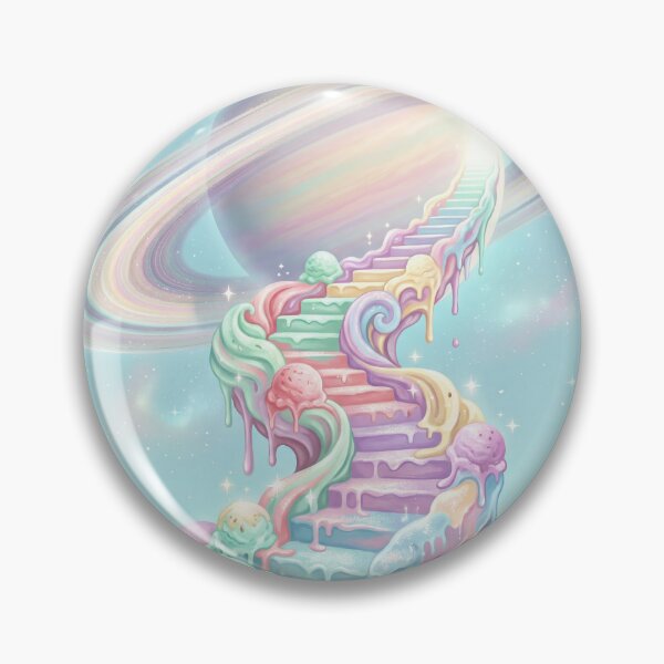 Item preview, Melting Ice Cream Staircase Leading to Saturn Ring designed and sold by ASTRAL ART LAB.