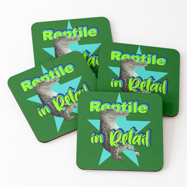 Item preview, Reptile In Retail Meme Art designed and sold by LindenMuse.
