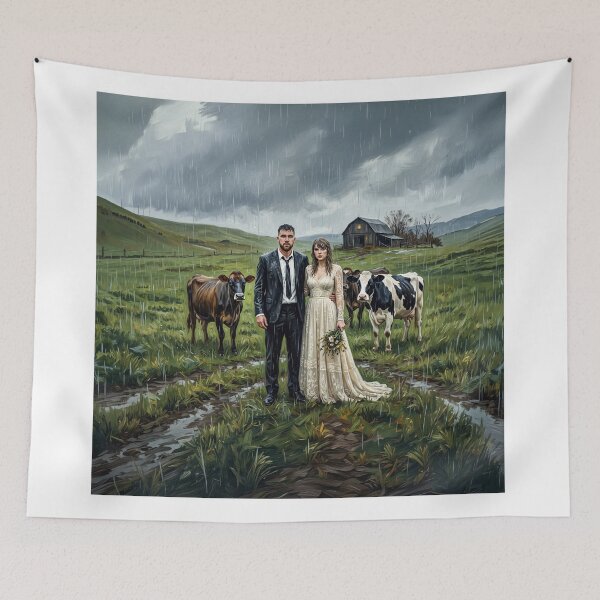 Item preview, Taylor Swift Travis Kelce Wedding designed and sold by Home Decor Art.