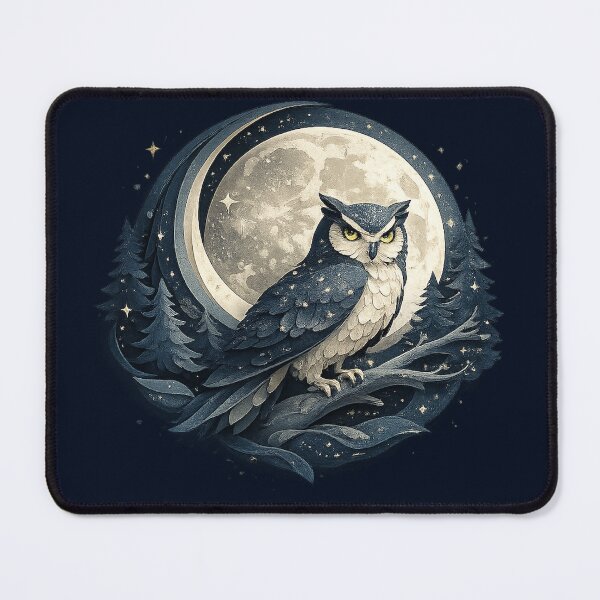 Item preview, Night Owl | Moonlit Paper Cut Art designed and sold by rigelcreation.