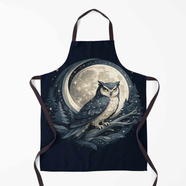 Item preview, Night Owl | Moonlit Paper Cut Art designed and sold by rigelcreation.