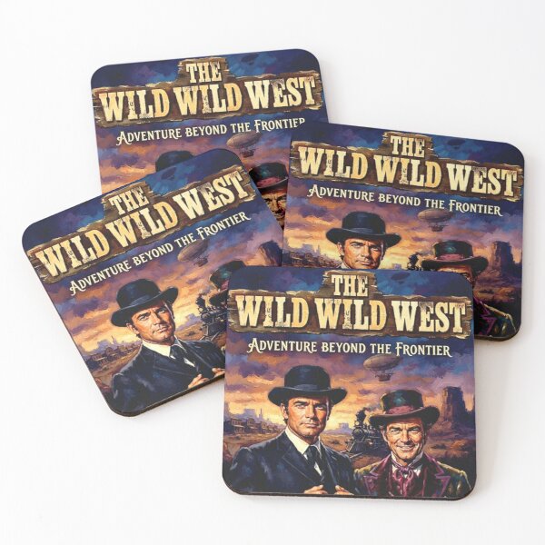 Item preview, The Wild Wild West Retro Steampunk Sci-Fi Western Secret Service Tribute Art TV Show Poster designed and sold by Art's Diner.