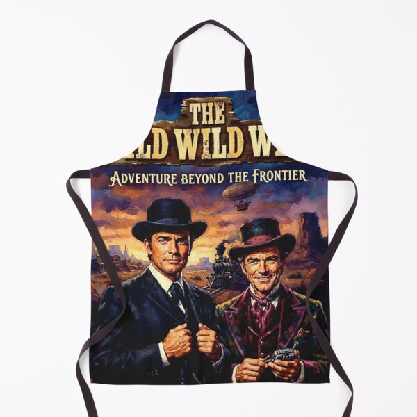 Item preview, The Wild Wild West Retro Steampunk Sci-Fi Western Secret Service Tribute Art TV Show Poster designed and sold by Art's Diner.